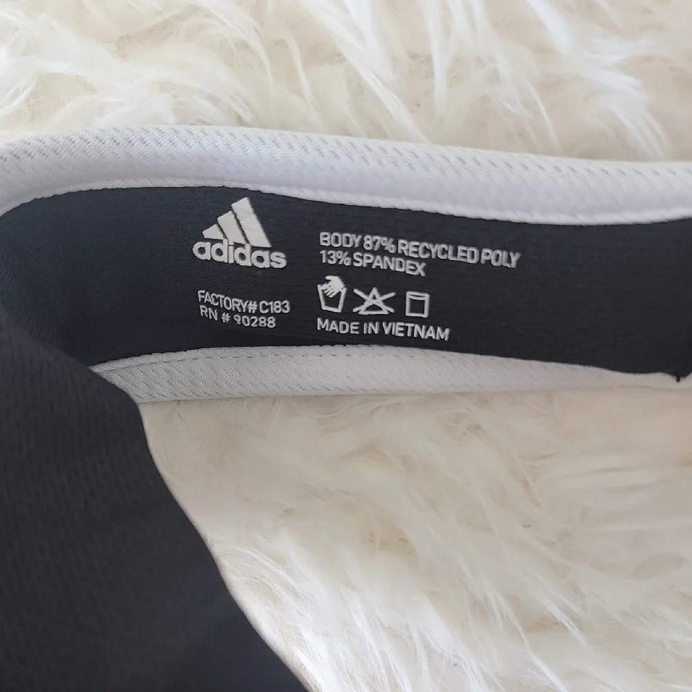 Adidas Visor Black White Size OS Activewear